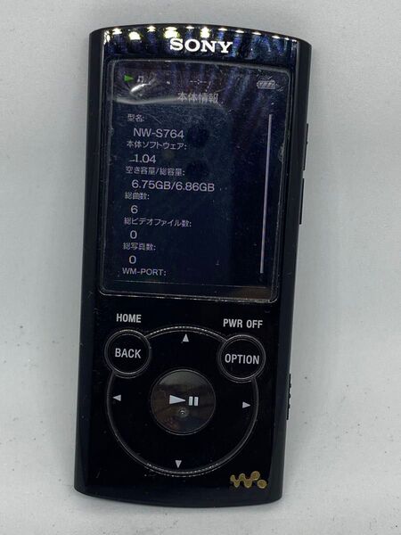 SONY NW-S764 デジタルオーディオプレーヤー 動作問題ありません デジタルウォークマン デジタル音楽プレーヤー