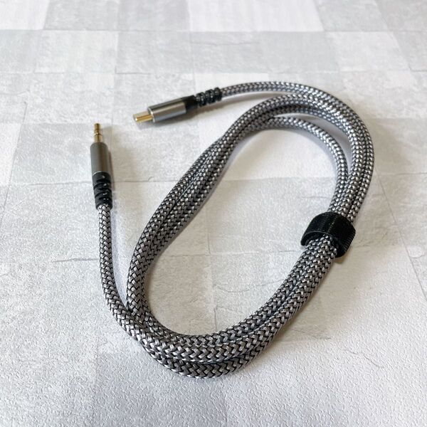 ヘッドホンケーブル 3.5mmジャック USB-C 長さ1.2m