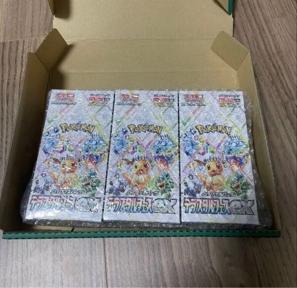 ポケモンカード テラスタルフェス3BOX シュリンク付