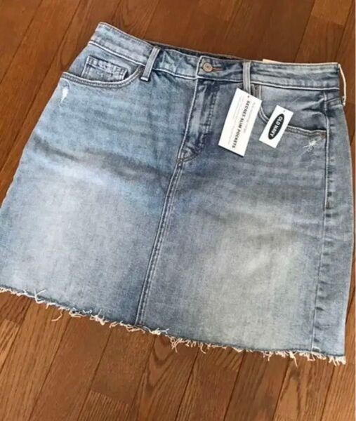 オールドネイビー レディース 膝上丈スカートUS size 6 デニム タイトスカート ミニスカート