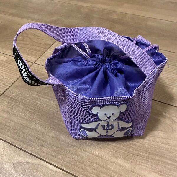 巾着 小物入れ メッシュ