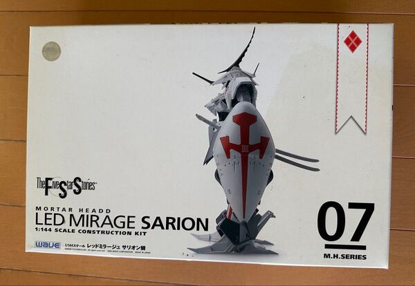 WAVE 1/144 レッドミラージュ サリオン騎 ファイブスター物語 未組立 美品