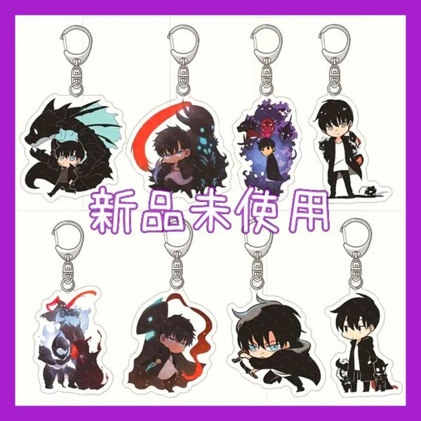 【新品未使用】俺だけレベルアップな件 アクリルキーホルダー 水篠旬 8個