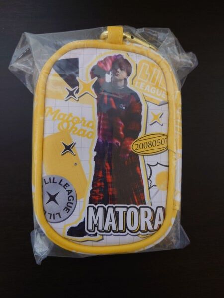 LIL LEAGUE リルリーグ MATORA クリアポーチ 黄色