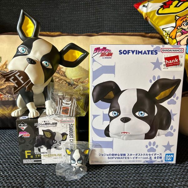 ジョジョ ソフビ フィギュア 4個 イギー