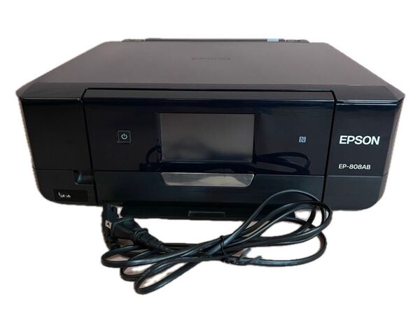 【ジャンク品】エプソンプリンターカラリオ EP-808AB ブラック レーベル印刷対応