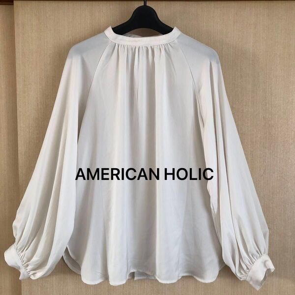 AMERICAN HOLIC アメリカンホリック ボリュームスリーブブラウス 長袖ブラウス