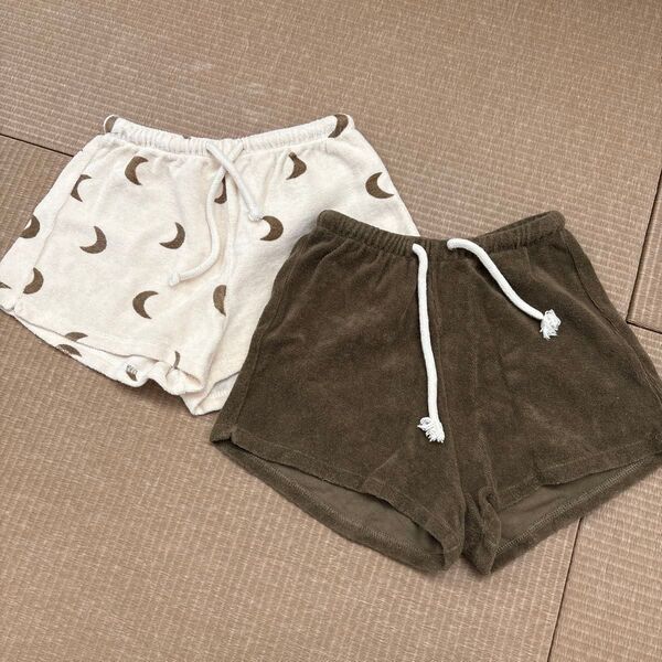 organiczoo テリーハーフパンツ 3-4y