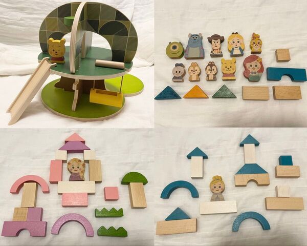 KIDEA まとめ売り プーさん ディズニー プリンセス 知育玩具 おもちゃ