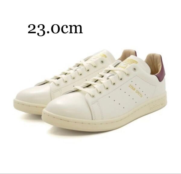 スタンスミス LUX ホワイト レッド 23.0cm 未使用 STAN SMITH アディダス HQ6786 天然皮革