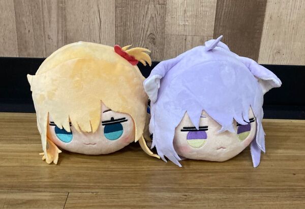 ホロライブ 寝そべり ぬいぐるみ 猫又おかゆ 赤井はあと 2個セット