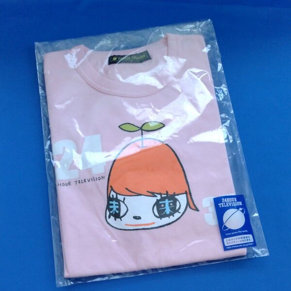 24時間テレビ Tシャツ 大野智 奈良美智 2012年 ピンク S 新品未開封品 嵐