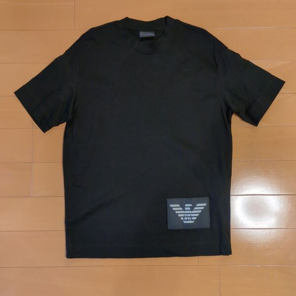 エンポリオアルマーニ 半袖Tシャツ メンズ 黒 M