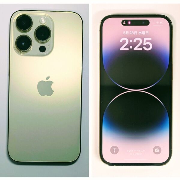 【バッテリー新品100%】極美品 iPhone 14 Pro 256GB 箱/ケース付