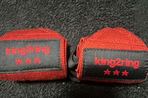 king2ring リストラップ レッド 2個セット