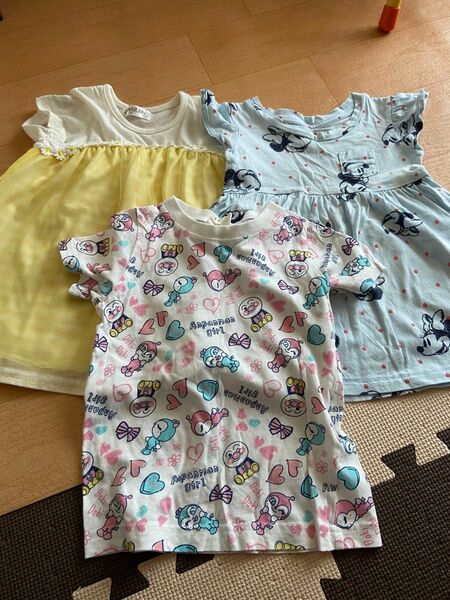baby GAPミニーチュニック アンパンマンTシャツ チュニック90サイズ3着