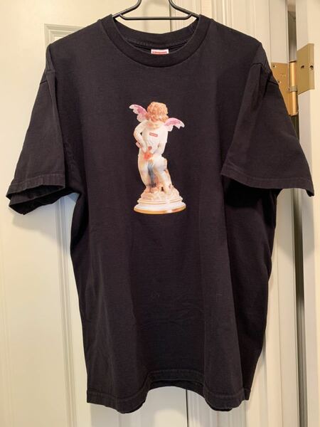 L Supreme Cupid Tee Black Large シュプリーム キューピッド ティー 半袖 Tシャツ ブラック 黒 19SS 中古