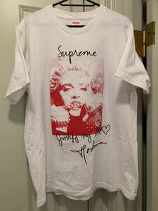 M Supreme Madonna Tee 18FW Medium White シュプリーム マドンナ Tシャツ 半袖 ホワイト 白 18AW