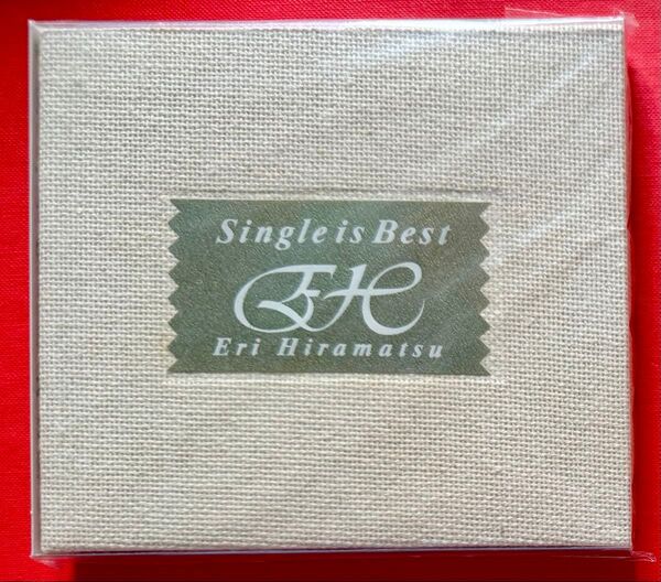 【CD】平松愛理「Single is Best」ERI HIRAMATSU 盤面良好 透明スリーブケース入り