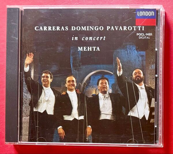 Carreras Domingo Pavarotti in concert Mehta CD 国内盤