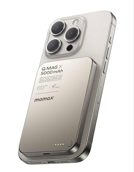 momax Q.MAG X ワイヤレス充電バッテリーパック 5000mAh