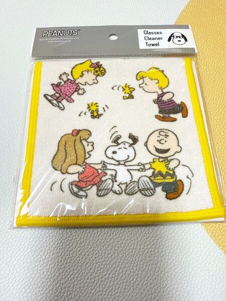 スヌーピー SNOOPY スマートフォン メガネ 拭き ハンカチ タオル マイクロファバー コンパクト
