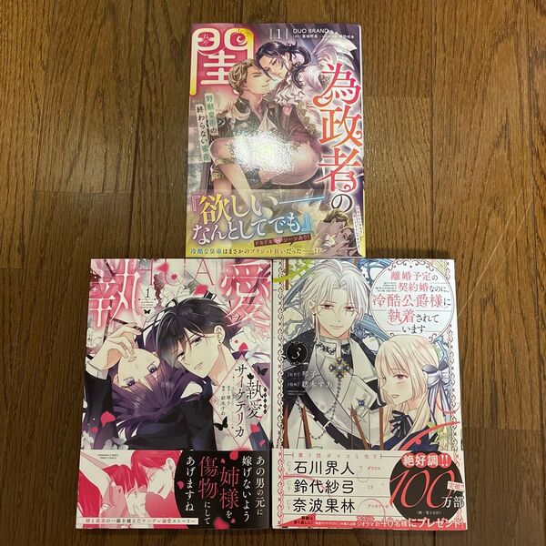為政者の閨 野獣皇帝の終わらない蜜夜/執愛サイケデリカ/離婚予定の契約婚なのに、冷酷公爵様に執着されています 3