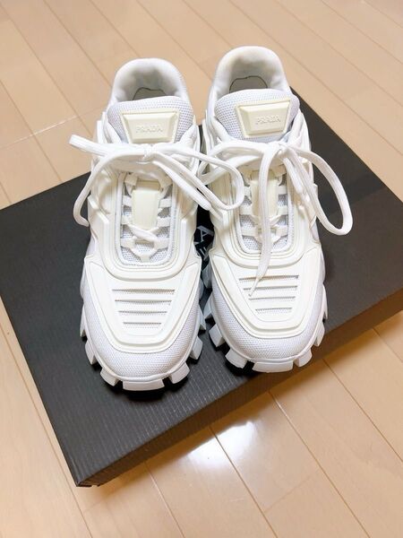 PRADA CLOUDBUST スニーカー 37 ホワイト☆SALE 最終お値下げ価格