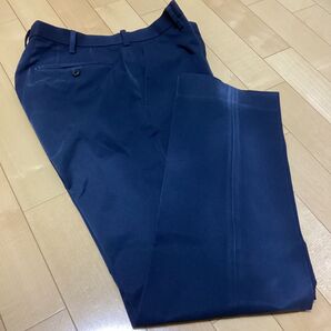 【used】UNIQLO ネイビー スラックス ウエスト79cm レングス76cm ビジネス カジュアル パンツ ユニクロ