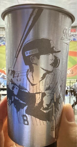 千葉ロッテマリーンズ ビアカップタンブラー 中村奨吾 #8 藤岡裕大 #7 千葉ロッテ マリーンズ カップ タンブラー