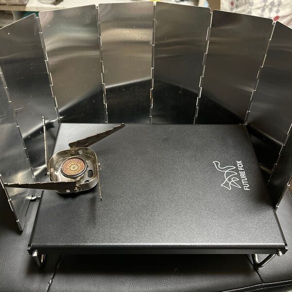 FUTURE FOX イワタニ ジュニアコンパクトバーナー 専用遮熱板 テーブル 風防セット