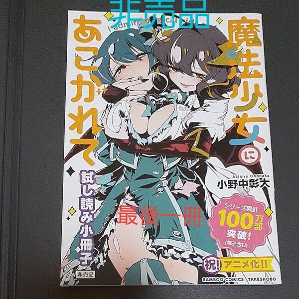 c103 魔法少女にあこがれて 試し読み 小冊子 非売品