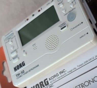 KORG チューナー/メトロノーム TM-50 PW パールホワイト ほぼ新品
