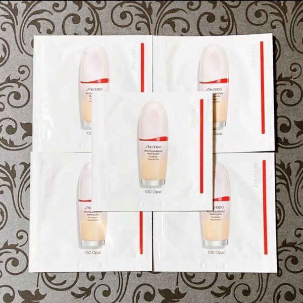 SHISEIDO 資生堂 エッセンス スキングロウ ファンデーション 130 Opal 1ml×5包