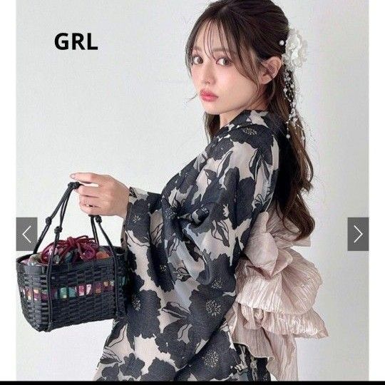 【即日発送可】グレイル 2Wayオーガンジー花柄セパレート浴衣