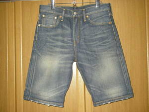 Levis リーバイス 508 USED加工 デニム ショートパンツ ハーフパンツ W30 ショート ハーフ ジーンズ パンツ ( M SP508 SP503