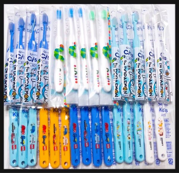 限定男の子カラー はらぺこ5本ドラ10本トミカ10本スヌーピー5本合計30本歯科医院専売