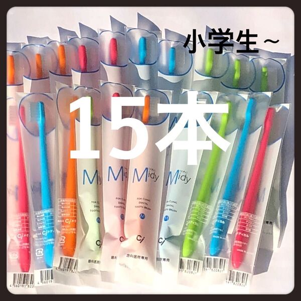 SALE Ci ミディ 15本 歯科医院専売子供歯ブラシ