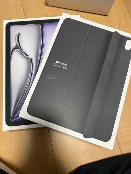 iPad air m2 11inch グレー wifi 128gb スマートフォリオ付き apple care +