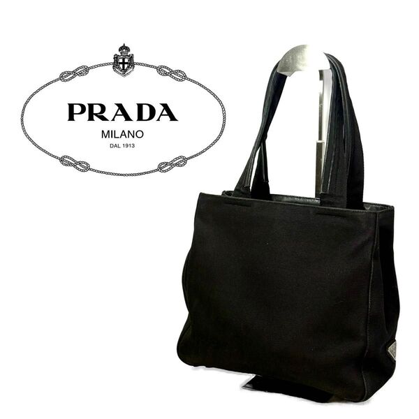 【大人気】 PRADA プラダ 三角ロゴ BT0166 VELASPORT ブラック トートバッグ ハンドバッグ レディースメンズ