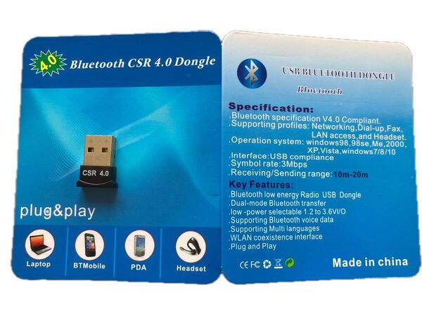 Bluetooth CSR 4.0 ドングル アダプタ Windows PC