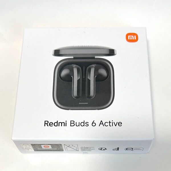 新品 ブラック Redmi Buds 6 Active ワイヤレスイヤホン