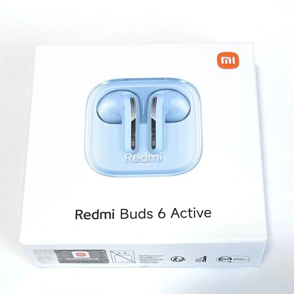 新品 ブルー Redmi Buds 6 Active ワイヤレスイヤホン