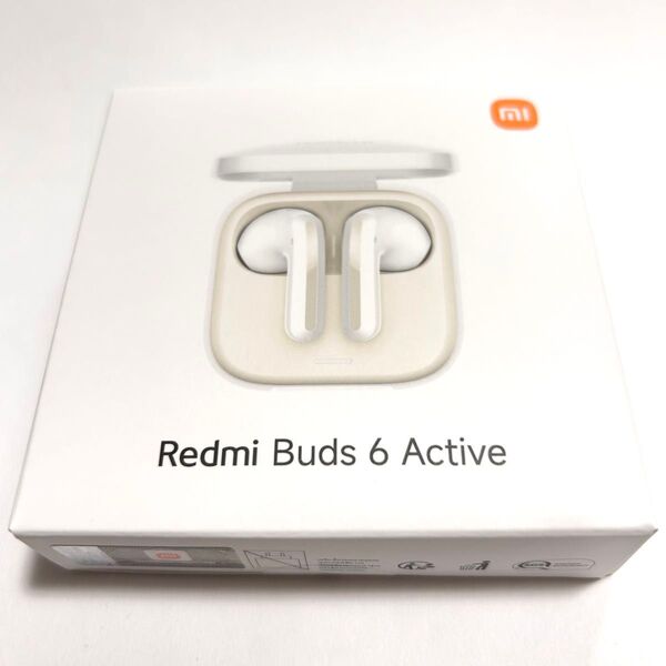新品 ホワイト Redmi Buds 6 Active ワイヤレスイヤホン