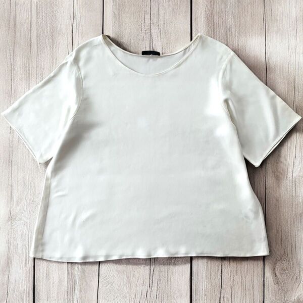 THE ROW ザロウ 白 ブラウス Sサイズ Tシャツ 夏 トップス カットソー 半袖