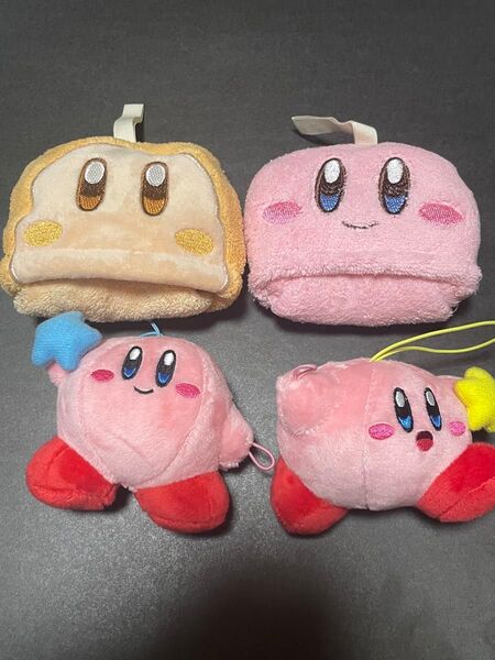 カービィ ワドルディ ぬいぐるみ マスコット フェイスタオル 4個セット