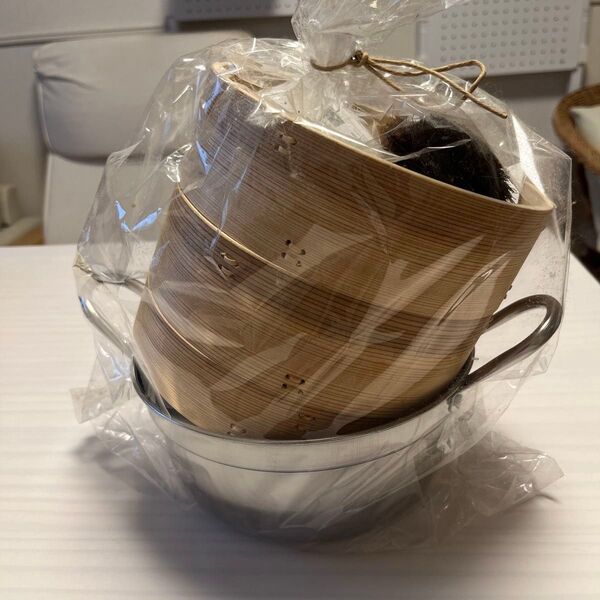 18cm セイロ 蒸篭 蒸し器 蒸籠 調理器具 たわしつき