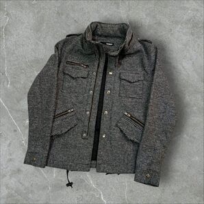 HAMNETT ミリタリージャケット grunge y2k ライダース