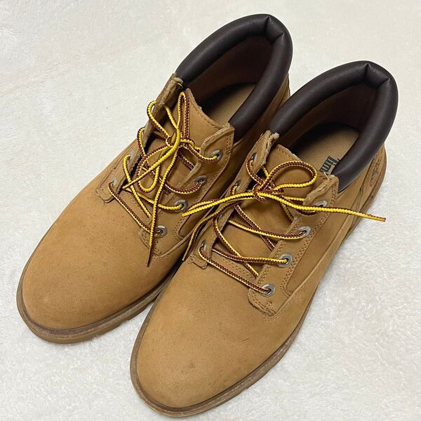 Timberland 25.5 イエローブーツ ヌバック ティンバーランド