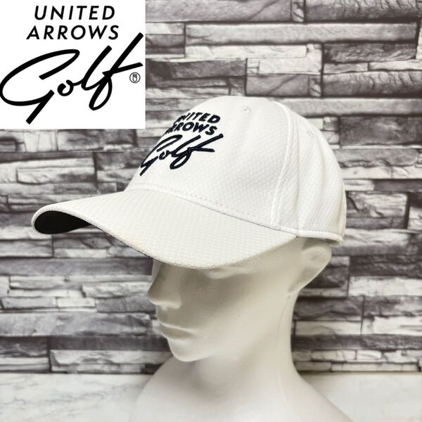 【UNITED ARROWS GOLF】UAG W VELCRO CAP ユニセックス ユナイテッドアローズゴルフ キャップ 帽子